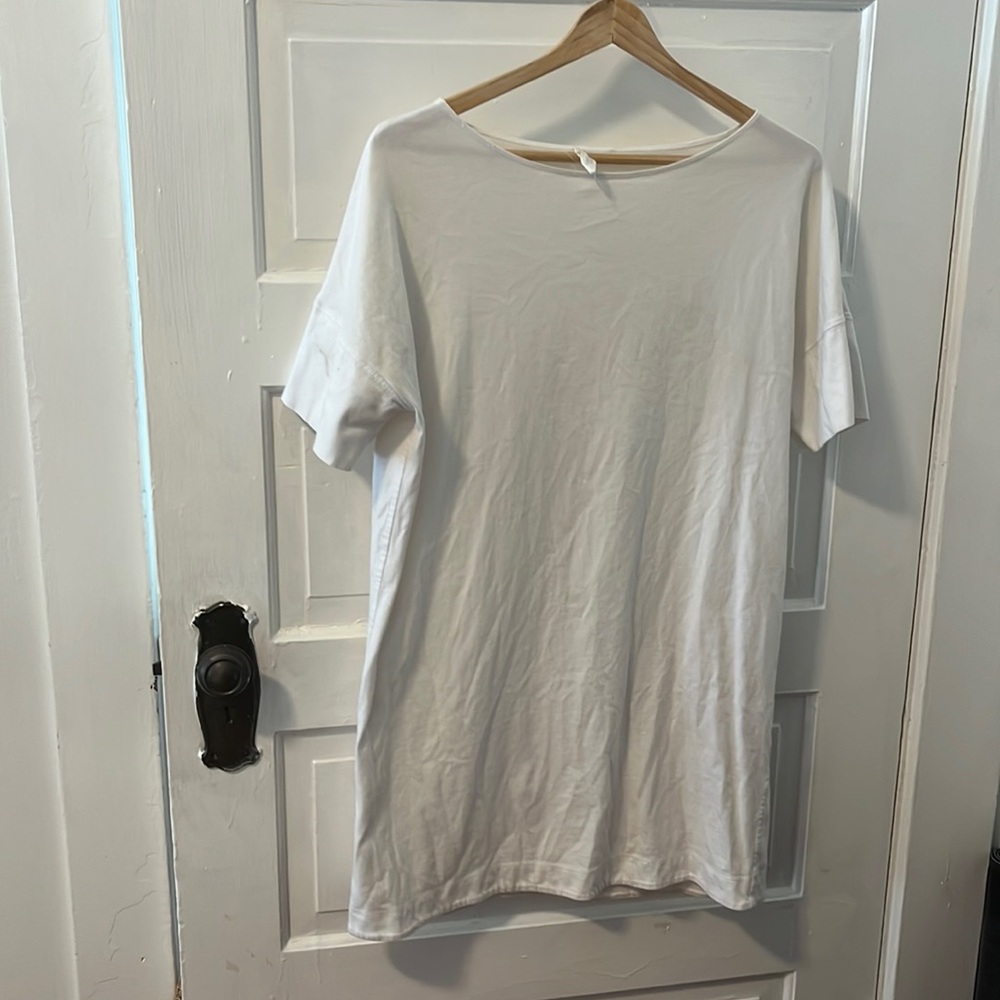 White Wilfred T-Shirt Dress